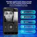 144GB MP3 Player with Bluetooth and WiFi, 4" Full-Color Touch Screen MP3 Music Player with Spotify, Pandora, YouTube, Amazon Music, Libby, Android Mainstream Media MP4 Player for Kids, Black