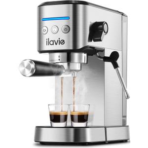 20Bar Espresso Machine, Espresso Coffee Maker With Steamer for Cappuccino, Latte, Espresso Machines for Home Use, 1000ML Removable Water Tank, Stainless Steel