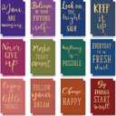 Zonon 24 Pcs Mini Notebooks Bulk for Party Favors Small Lined Notepads Bulk Pocket Notepad Mini Notebook Gift Colorful Small Journal Onboarding Gift for Teacher Office Coworker(Motivational Style)