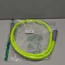 Flexzilla Garden Lead-in Hose 5/8 in. x 3 ft., Lightweight All-Weather Water Hose, Durable and Flexible, Leak-Free Connections (Chartreuse)