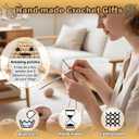 12Pcs Handmade Bulk Gifts for Coworkers Women Positive Crochet Potato Set Decor Teacher Employee Staff Appreciation Inspirational Knitted Gift for Kids Adults (12PCS Potato)