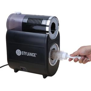 Hair Brush Cleaner, Professional Electric Hair Round Brush Cleaner Machine, Hair Brush Cleaning Tool, with Funnel and Scissors for Removing Hair Dust Salon Use