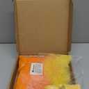 Soarer Orange Ostrich Feather Boas  2yards 3ply Long Boas for Party, DIY Production, Clothing Decoration (Orange)