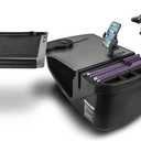 AutoExec Reach Desk Front Seat Car Desk and Portable Workstation with Phone Mount and Phone Vent Clip, Grey