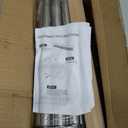 2-in-1 Leaf Roof Brush and Snow Rake, Roof Cleaning Brush & Leaf Removal Tool, Adjustable 5-20ft Cleaning Brush Tool for Cleaning Shingles, Solar Panels, Car Tops with No-Scratch Head