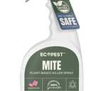 Mite Spray Natural Killer for Dust, Bird, Spider & Other Mites | Bedding & Furniture-Safe | Treatment for Chickens, Poultry, Dogs, Cats, Reptiles & Other Pets | Indoor & Outdoor (22 oz)