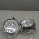 MAYASAF Clear Lens Fog Light Fog Lamp Only fit for Nissan 2005-2007 Armada, 2004 Pathfinder Armada, 2004-2014 Titan