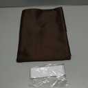 HOMEIDEAS 100% Blackout French Door Curtains, Privacy Door Curtains for Window, 34 X 40 Inch Room Darkening Blinds, Thermal Insulated Window Shades for Bedroom, 1 Panel, Brown