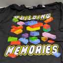 Building Memories Building Bricks Blocks Family Matching T-Shirt (Small)