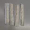 9.8" Ivory Spiral Taper Candles Dripless Twisted Taper Candle Handmade from Vegan Soy Wax for Holiday Wedding Party Home Dinner Decoration Party and Any Occasion,Set of 4(Ivory)
