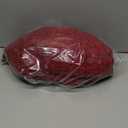 PAVILIA Burgundy Red Chenille Throw Blanket for Couch Sofa, Soft Maroon Red Knit Throw with Tassel, Decorative Blanket for Bed Chair Living Room, Wine Red 50x60