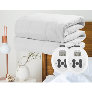 Sumbeam Heated Quilted Mattress Pad Queen