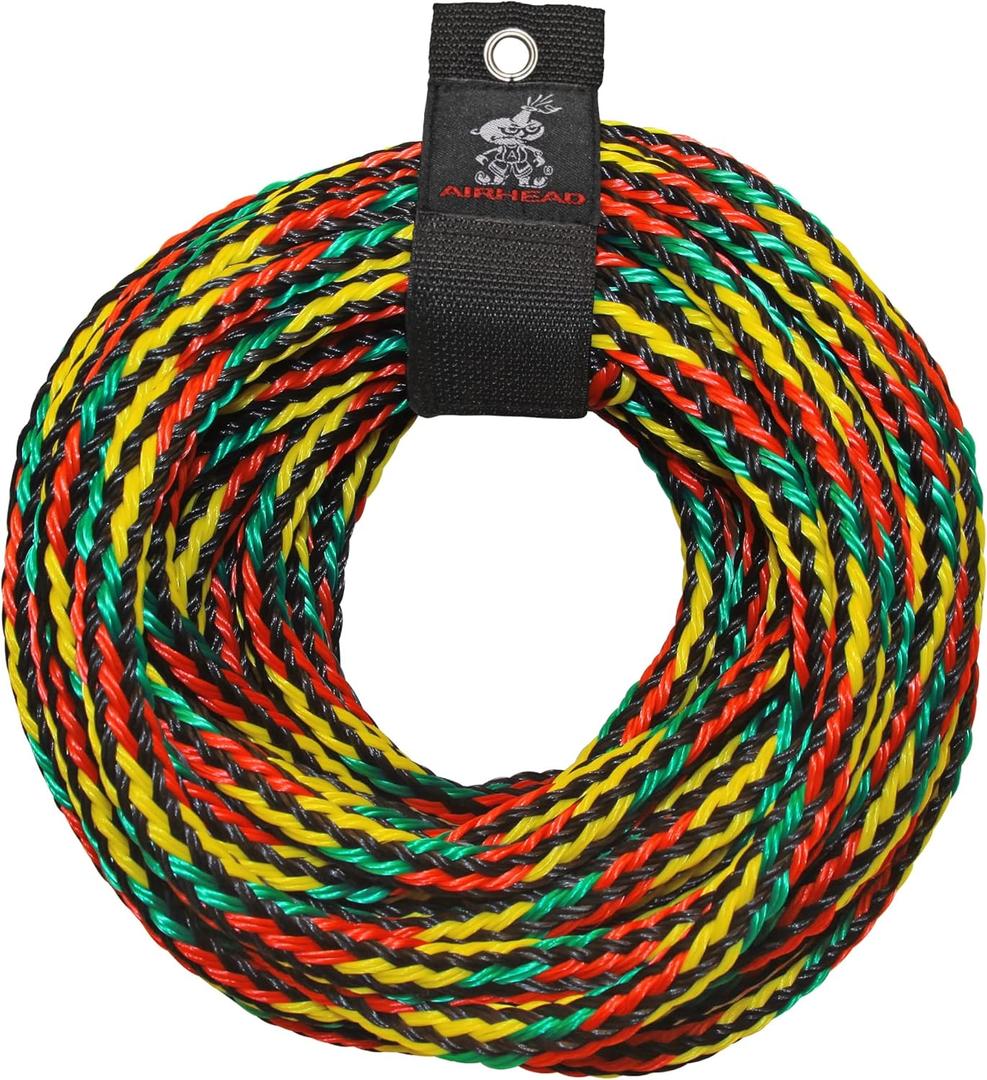 Airhead Tow Rope, 1-4 Rider Rope for Towable Tubes Multi, 9/16"