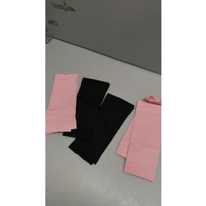 Tarpop 4 Pairs Kids Soccer Leg Sleeves Long Compression Leg Sleeves for Youth Football Protection Calf and Shin Support(Black, Pink)