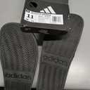 adidas unisex-adult Adilette Shower (Black, 11)