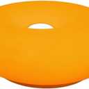 Bauhaus Table lamp USB Plug Bedroom Bedside lamp Living Room Dining Room Decoration Donut Ambient Light(Orange)