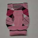 KOOLTAIL Dog Sweater Pet Knitted Clothes - Classic Plaid Pull Over Turtleneck Dog Sweaters with Leash Hole Warm Dogs Winter Clothing for Small Medium Dogs Cats Puppy SM (Small/Medium, Pink2)