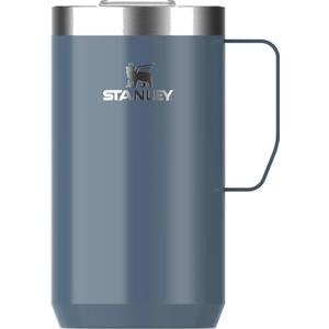STANLEY Everyday Camp Mug | Drink Through Lid | Cup for Coffee, Tea and Drinks | Insulated Stainless Steel Coffee Mug | BPA-Free (24 Ounces, Tempest Gloss)