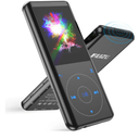 RUIZU MP3 Player with Bluetooth 5.3, Speaker, 2.4 inch Screen, Portable Music Player for Sport Running, FM Radio, Voice Recorder, Digital Audio Video Shuffle Playback, Support 128GB Micro SD Card