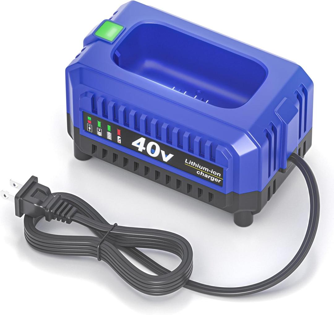 Upgraded Charger Compatible with Kobalt 40V Battery Chargers, Rapid 40V Charger and Battery Compatible with Kobalt KB440-03 KB2540C-06 KB240-06 KB640-03 KB-540-06 Power Equipment Tool Batteries