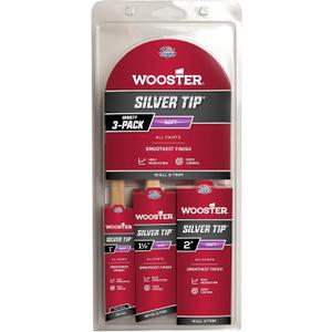 Wooster Brush 5229 Silver Tip Variety 3 Pack