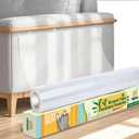 Anti Cat Scratch Furniture Protector, 17 x 118 inch Self-Adhesive Couch Protector for Cat Claws, Heavy Duty Couch Cover Furniture Protectors from Cats Scratching Tape for Sofa, Corner, Door, Chair