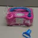 IDAODAN Electric Balloon Pump, Portable Electric Balloon Blower Machine Balloon Air Pump Dual Nozzle Rose Red 110V 600W Balloon Inflator for Party Decorations