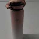 Enerbone 32 oz Insulated Water Bottle, Stainless Steel Bottle with Carrying Strap, Double-Wall Vacuum Insulation Design, Leakproof Sports Bottle with Straw, Keep Drinks Cold or Hot for Hours (Cotton)