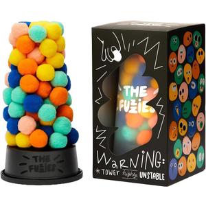 The Fuzzies Stacking Game – Build an Absurd, Gravity Defying Tower Out of Soft Fuzzballs, 2pcs
