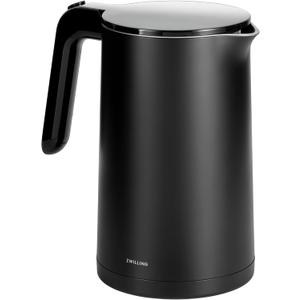 ZWILLING Enfinigy Cool Touch 1.5-Liter Electric Kettle, Cordless Tea Kettle & Hot Water - Black
