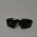 NoCry Safety Sunglasses with Green Tinted Wraparound Lenses; Tinted Safety Glasses for Men and Women with Adjustable Arms & No-Slip Grips; Work Glasses with UV 400 Protection; ANSI Z87.1 Rated (Black & Red)