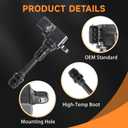 UF349 Ignition Coil Pack Compatible with Nissan Altima 2002-2006 3.5L, Frontier 2005-2019, Maxima 2001-2008, Pathfinder 2001-2012, Quest 2004-2009, Xterra 2005-2015, Infiniti I35 2002-2004, QX4 01-03