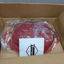 Enameled Cast Iron Sourdough Bread Oven, Dutch Oven, Loaf Cast Iron Bread Pan for Homemade Bread Baking, Meatloaf Pan with Lid, 7QT, Red