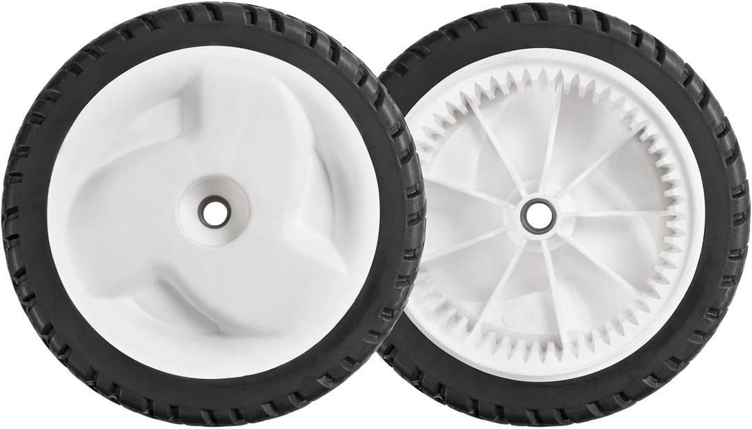 105-1815 Front Drive Wheels Replace for Toro 22'' Recyclers Mower 20001-20111. Replace for Stens 205-272 Wheel Gear Assembly Wheels Self-Propelled Walk-Behind Push Lawn Mower, 2 Pack, 8 Inch