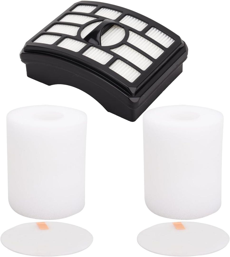 Vacuum Filters Replacement for Shark Rotator Professional Lift-Away NV500 NV501 NV502 NV503 NV505 NV510 NV520 NV552 ZU780 ZU782 ZU785 UV560, 1 HEPA Filter, 2 Foam & 2 Faux Felt Filter # XFF500&XHF500