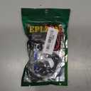 2 Pack DC 12V 24V Waterproof Car Voltmeter with Green LED Digital Display Panel and Mounting Plate Round Voltage Gauge Meter with Terminal for Boat Marine Motorcycle Truck(Green Light)