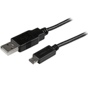 Micro USB Charger Cable 6 Ft, Black