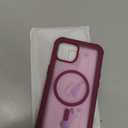 Magnetic for iPhone 13 Case, [Compatible with MagSafe][Military Grade Drop Protection][Heavy Duty Protection][Non-Slip][Shockproof] 2-Layer Durable Bumper Phone Case 6.1''-Red