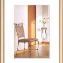 3x4 Picture Frame, Brass Brushed Thin Metal Aluminum Photo Frame with HD Glass, Fit 2x3 with Mat or 3 x 4 without Mat, for Table and Wall, 1 Pack (Bronze)