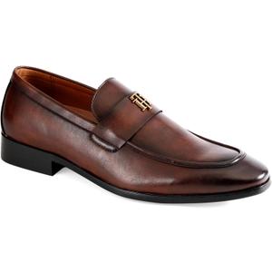 Tommy Hilfiger Men's Sawlin Loafer Dark Brown 8.5M