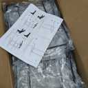 MUDEELA 8-Tier Pots and Pans Organizer under Cabinet, 15.83" Height Heavy Duty Pot Pan Organizer Kitchen Cabinet Organization and Storage, Adjustable Pot Rack for Frying Pan, Cast Iron Skillet, Black