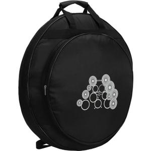 Tosnail 22" Cymbal Gig Bag with Carry Handle and Shoulder Straps - Great for Dust-proof Storage