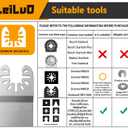 LEILUO 6Pcs Diamond Oscillating Multi Tool Blades Kit for Grout Removal Fit DeWalt Milwaukee Makita Ryobi and More