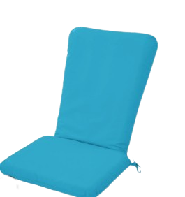 Ottowood Adirondack Chair Cushion - 18''x18'' Seat & 18''x27'' Back, Outdoor Rocking Chair Cushions with Waterproof, Fade-Resistant, Removable & Machine-Washable Covers