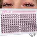 Natural Lash Clusters Wispy Lash Cluster Eyelash Extensions Cat Eye Eyelash Clusters 144PCS Individual Lashes Clusters 10-16MM DIY Lash Extension by Pleell