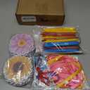 Pasimy 24 Set Flower Sticky Notes and Pens Set Spring Themed Flower Gifts Party Favors Colorful Floral Daisy Note Pads Bulk Ballpoint Pens for Spring Easter Women Adults Office Coworkers Supplies