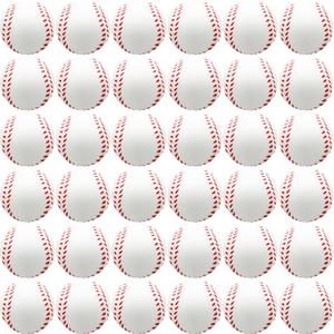60 Pcs Baseball Stress Ball, 2.5 Inch Mini Squeeze Foam Baseball Bulk, Baseball Squishy Balls for Kids, Relaxable Sports Ball for Themed Party Favors, Decoration, Anxiety Relief