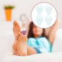 4 Pcs Waterproof Finger Protector Waterproof Toe Cover Silicone Finger Protectors for Wounds for Wounds, Bathing and Nail Care(Large)