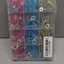 haisstronica 260PCS Marine Grade Heat Shrink Ring Connectors-Heat Shrink Wire Connectors Tinned Red Copper #10, 1/ 4", 5/ 16", 3/ 8"(3Colors/ 4Sizes), 16-14 22-16 12-10 Gauge Insulated Ring Crimp Terminals