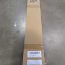 SMARTSTANDARD 72"/6FT Bypass Sliding Door Hardware Kit for Cabinet Closet, Aluminum Alloy Door Hardware with Finger Pull, for 2 Door System, Smoothly and Quietly, Fit 36.5" Wide Door Panel, No Door